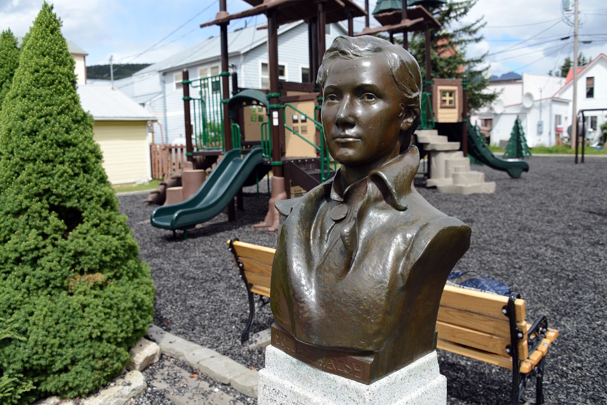42 Bust Of Mollie Walsh Who Came To Skagway Unaccompanied In 1897 In Skagway Alaska